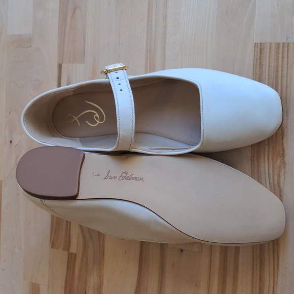 Sam Edelman women's Michaela Mary Jane flat, Modern Ivory, size 9 - Picture 2 of 4